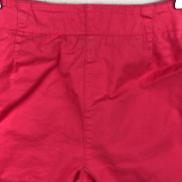 Nautica Womens Shorts, Pink Coral Flat Front 4 - Picture 6 of 8